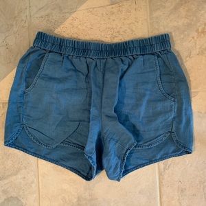 Madewell cotton, elastic waist short
